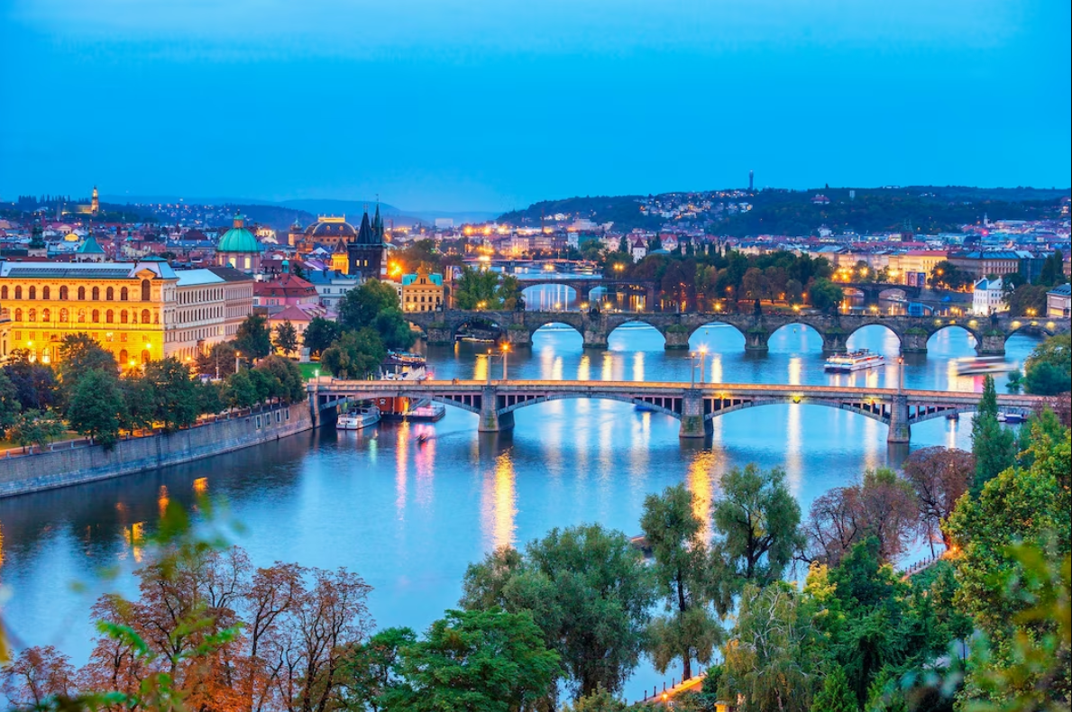 Vistas de la ciudad de Praga